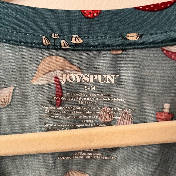 JoySpun mushroom nightgown with pockets S-M - Picture 2 of 3